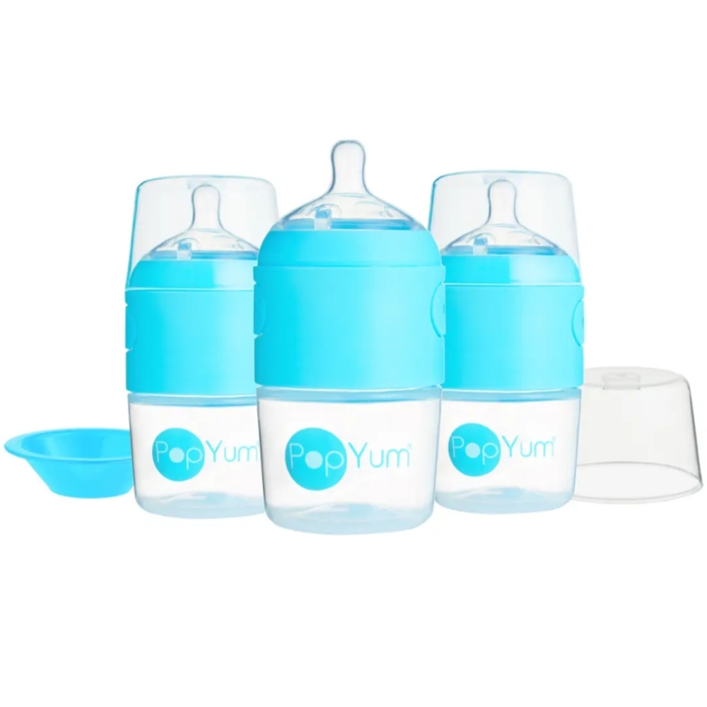 Blue Baby Bottles Set